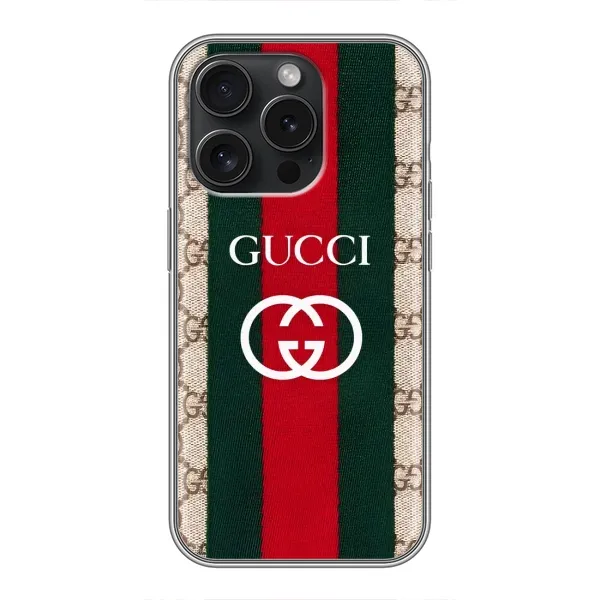 Чохол з принтом «Gucci дизайн» для iPhone 16 Pro Чохол з принтом «Gucci дизайн» для iPhone 16 Pro