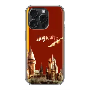 Чехлы с Гарри Поттером для iPhone 16 Pro (AlphaPrint) (Hogwarts)