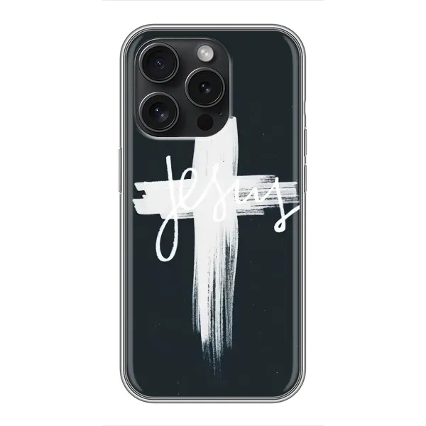 Чохол з принтом «Ісус» для iPhone 16 Pro