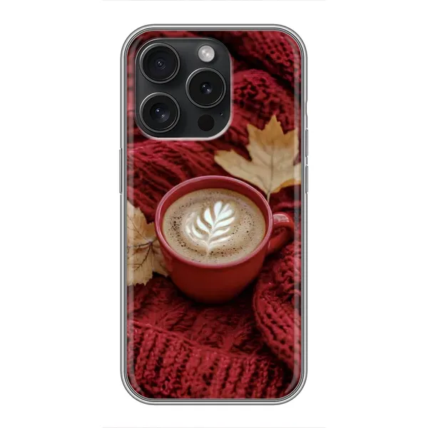 Чехол с принтом «Кофе на пледе» для iPhone 16 Pro