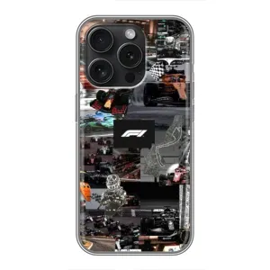 Чохол Формула1 на iPhone 16 Pro (Гоночний колаж Ф1)