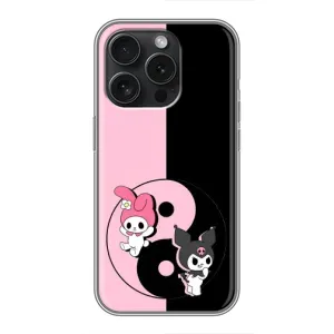 Чехол с кроликом Куроми на iPhone 16 Pro (Куроми Инь Янь)