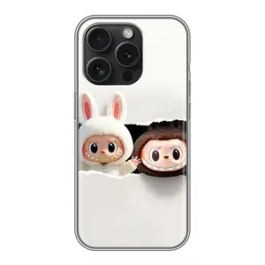 Чехол с принтом «Лабубу» для iPhone 16 Pro