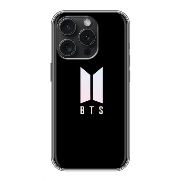 Чехол с принтом «Лого BTS» для iPhone 16 Pro
