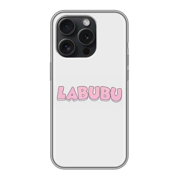 Чехол с принтом «Лого Лабубу» для iPhone 16 Pro Чехол с принтом «Лого Лабубу» для iPhone 16 Pro