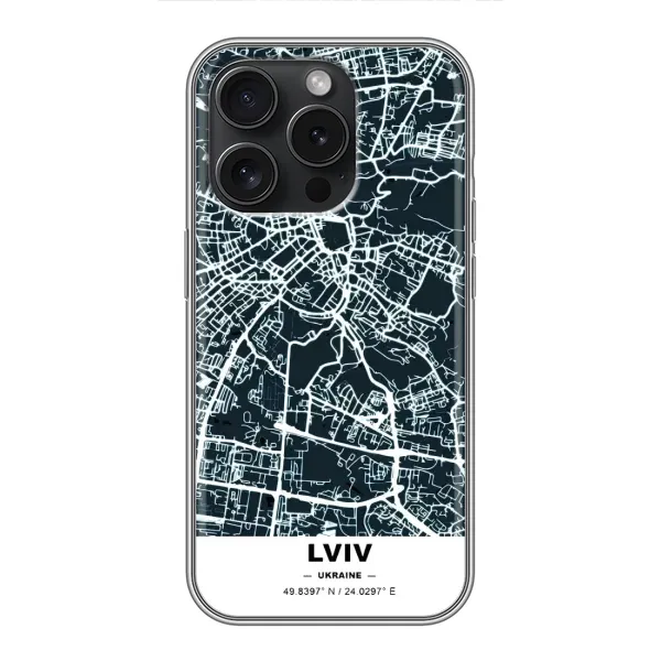 Чохол з принтом «Львів» для iPhone 16 Pro