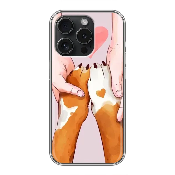 Чохол з принтом «Любовь до собак» для iPhone 16 Pro