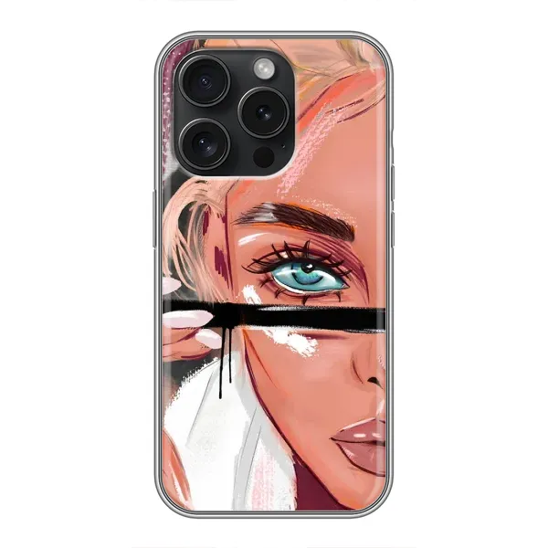 Чехол с принтом «Макияж» для iPhone 16 Pro Чехол с принтом «Макияж» для iPhone 16 Pro