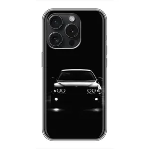 Чехол для Айфон 16 Про - с принтом БМВ (AlphaPrint) (Машина BMW)