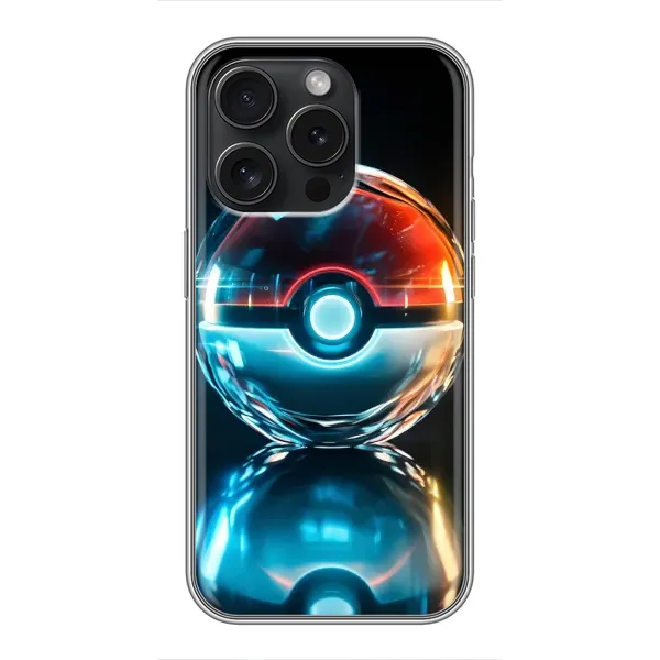 Чехол с принтом «Мяч Пикачу» для iPhone 16 Pro