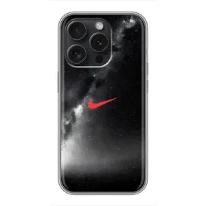 Чехол для iPhone 16 Pro - с принтом Найк (AlphaPrint) (Найк красный)