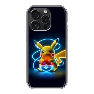 Чехол с Пикачу на iPhone 16 Pro (Покемон)