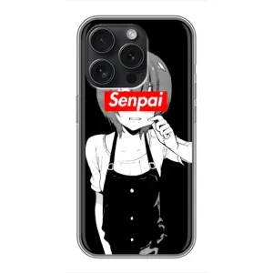 Чехол с принтом «Senpai» для iPhone 16 Pro