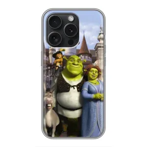 Чехол с мультфильмом Шрек на iPhone 16 Pro