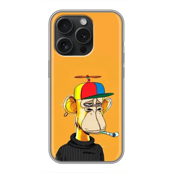 Чохол з принтом «Нудна мавпа NFT» для iPhone 16 Pro