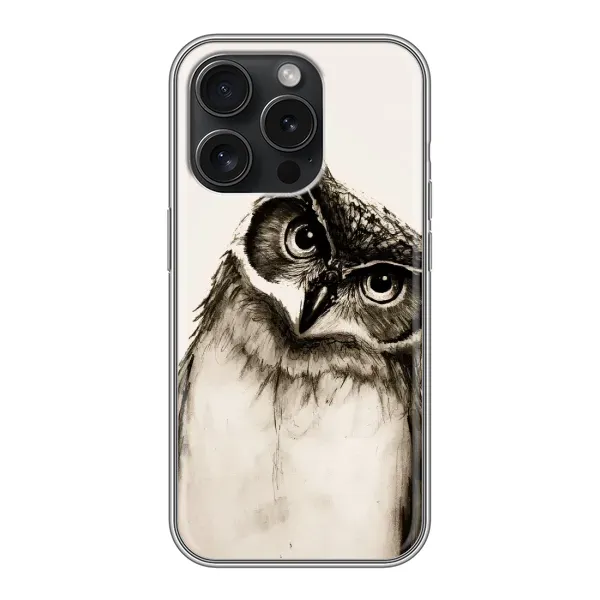 Чехол с принтом «Сова» для iPhone 16 Pro Чехол с принтом «Сова» для iPhone 16 Pro