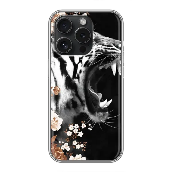 Чехол с принтом «Стильный ТИГР» для iPhone 16 Pro