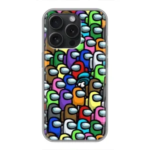 Чехол Амонг Ас для iPhone 16 Pro (AlphaPrint) (Убит)