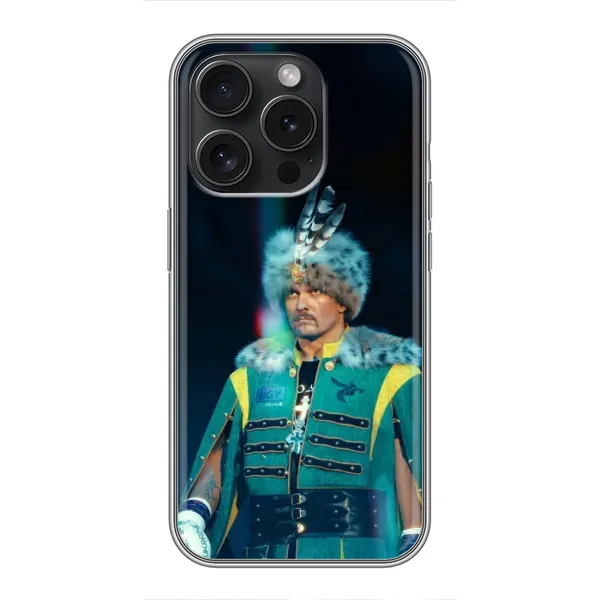 Чехол с принтом «Усик Гетман» для iPhone 16 Pro