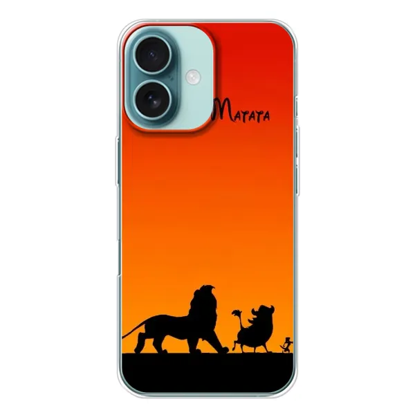 Чехол с принтом «Акуна Матата закат» для iPhone 16