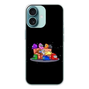 Чохли Амонг Ас для iPhone 16 (AlphaPrint) (Амонг-ас)