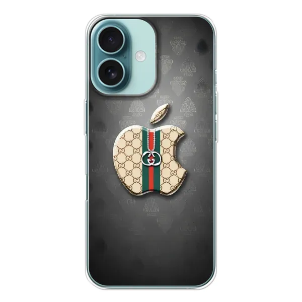 Чохол з принтом «Apple gucci» для iPhone 16