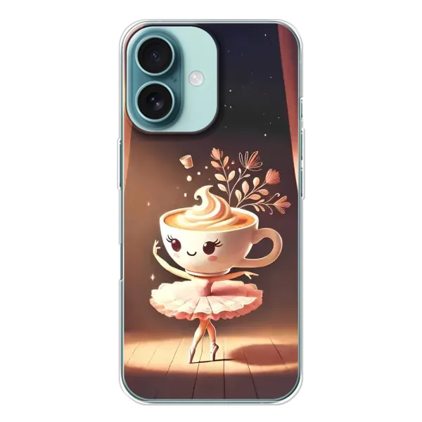 Чохол з принтом «Балерина капучина» для iPhone 16