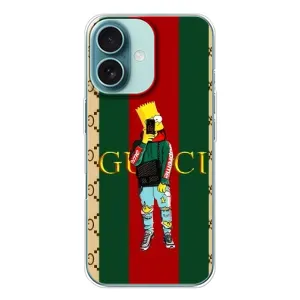 Брендновые Чехлы для iPhone 16 - (PREMIUMPrint) (Барт ГУЧЧИ)