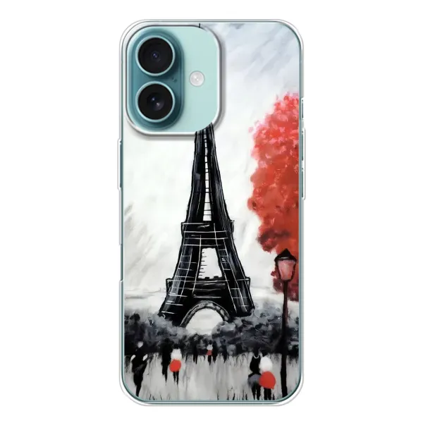 Чохол з принтом «Вежа в Парижі» для iPhone 16