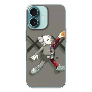 Чехлы для iPhone 16 - Bearbrick Louis Vuitton (PREMIUMPrint) (Беарбрик Джордан)