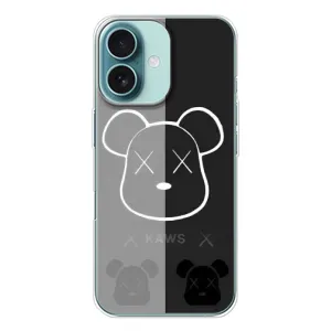 Чехлы для iPhone 16 - Bearbrick Louis Vuitton (PREMIUMPrint) (БеарБрик глаза)