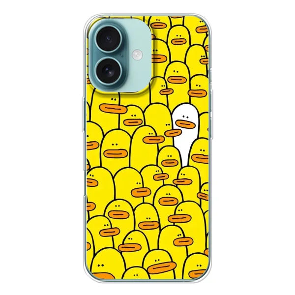 Чохол з принтом «Біла уточка» для iPhone 16