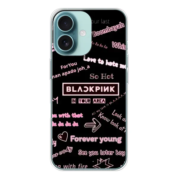 Чохол з принтом «BLACKPINK» для iPhone 16
