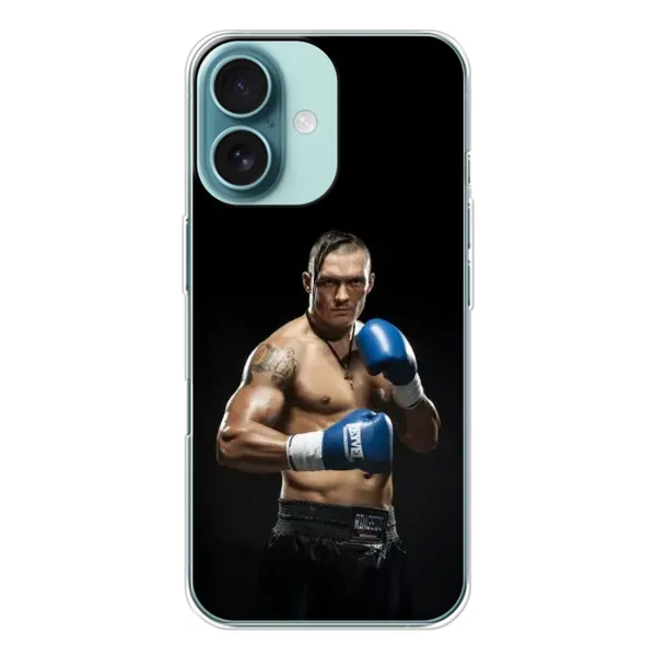 Чохол з принтом «Боксер Усик» для iPhone 16 Чохол з принтом «Боксер Усик» для iPhone 16
