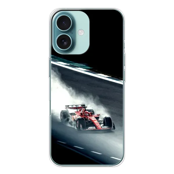 Чехол с принтом «Болид гоночный» для iPhone 16