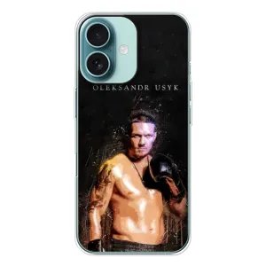 Чохол з картинкою Олександр Усик для iPhone 16 (Боксер Олександр Усик)