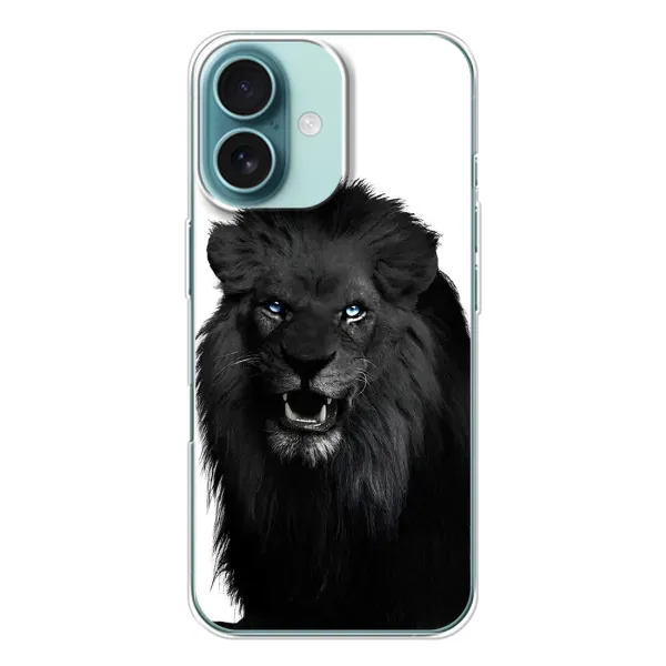 Чохол з принтом «Чорний ЛЕВ» для iPhone 16