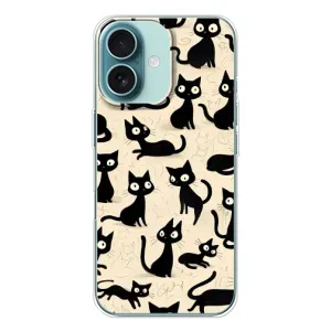 Чехол с рисунком кот на iPhone 16