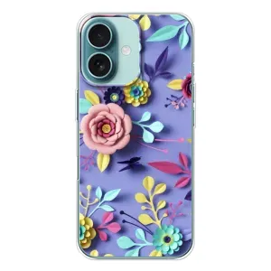 Чохли з квітами для iPhone 16 (VPrint) (Дизайн квітів)
