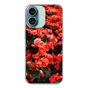 Чохли з квітами для iPhone 16 (VPrint) (Квіти червоні)