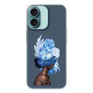 Чехлы (ART) Цветы на iPhone 16 (VPrint) (Квіти на голові)