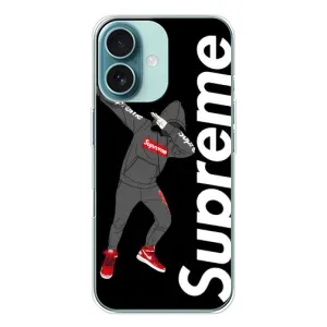 Чеохол для iPhone 16 з картинкою Supreme (AlphaPrint) (Деб Супрім)