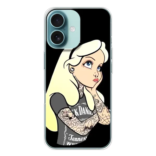 Чехол с принтом «Девочка в тату» для iPhone 16 Чехол с принтом «Девочка в тату» для iPhone 16