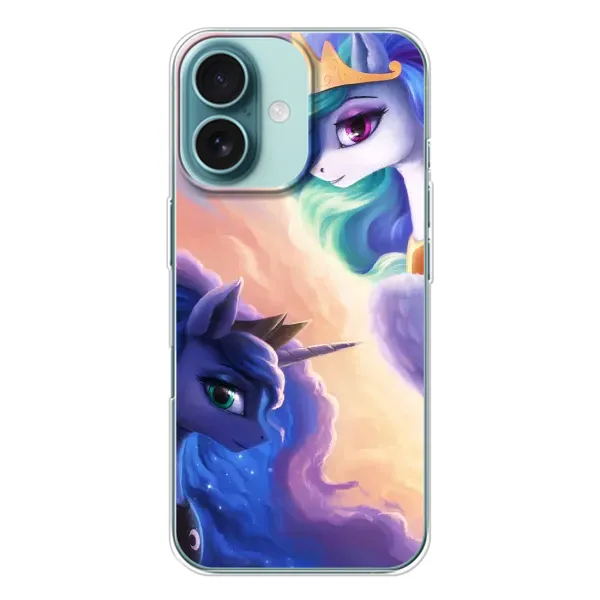 Чехол с принтом «Единорожки» для iPhone 16