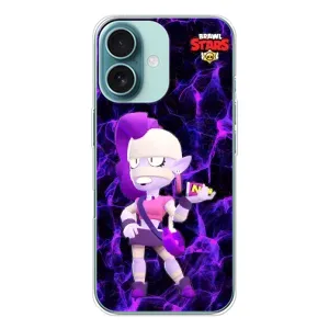 Чехлы Brawl Stars для iPhone 16 (AlphaPrint) (Емз Бравл Старс)