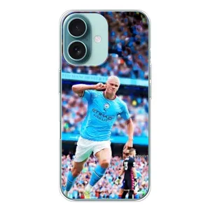 Чехлы с футболистом Ерлинг Холанд для iPhone 16 (AlphaPrint)