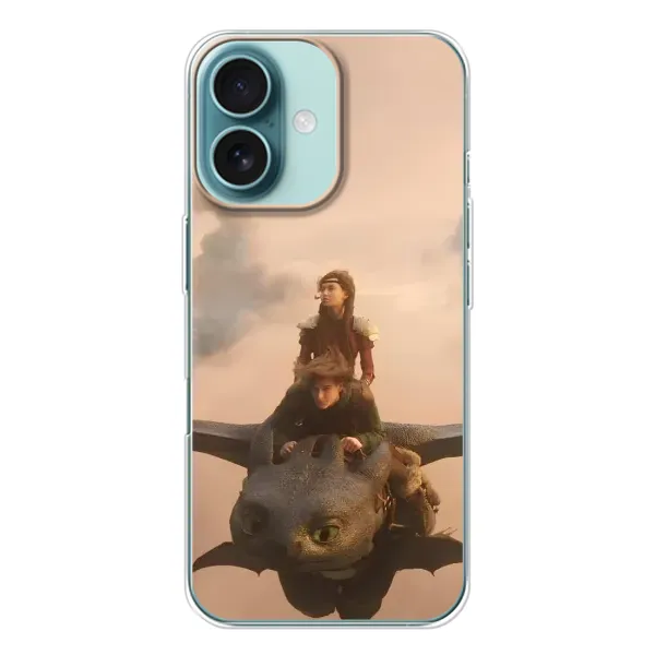 Чехол с принтом «Фильм дракон» для iPhone 16