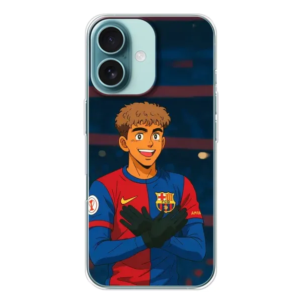 Чехол с принтом «Футболист Ямаль» для iPhone 16 Чехол с принтом «Футболист Ямаль» для iPhone 16