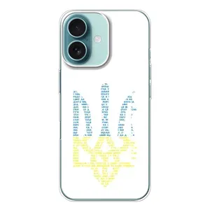 Чохли для iPhone 16 Укр. Символіка (AlphaPrint) (Герб з букв)