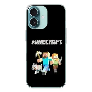 Чохол Майнкрафт на iPhone 16 (AlphaPrint) Minecraft (герої Minecraft)